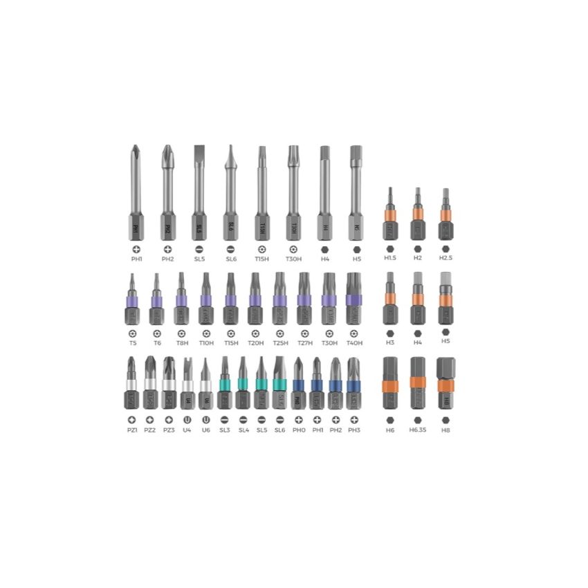 PCW09D Precision Ratchet Set | 42-in-1 Magnetic Screwdriver Kit