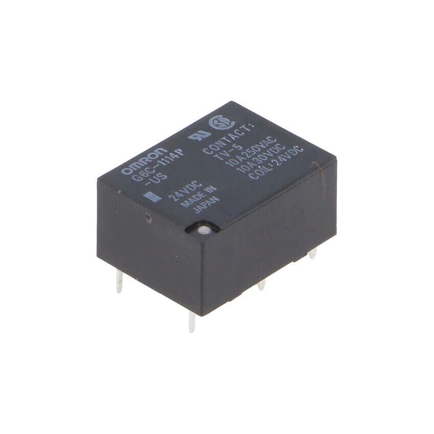 G6C-1114P-US-DC24 Relay: electromagnetic; SPST-NO; Ucoil: 24VDC; 10A/250VAC