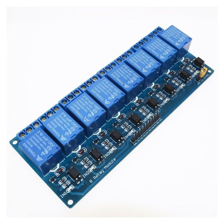 New UK 5V 8-Channel Relay Module Expansion Board For Arduino Raspberry Pi NE0015
