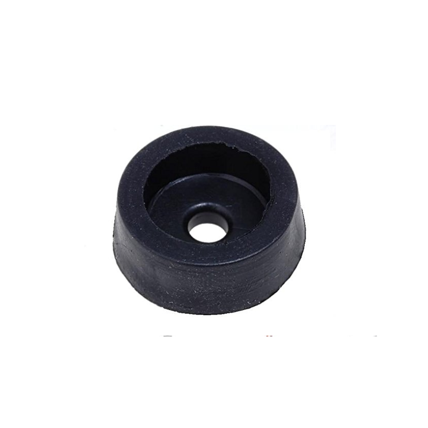 KM-NOGA-GUMA Screw fastened foot rubber black H5mm Ø14mm (LOT OF 10PCS)