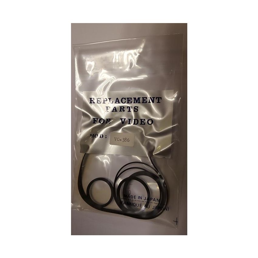 VC-386  VIDEO BELT KIT FOR SHARP (6) VC386