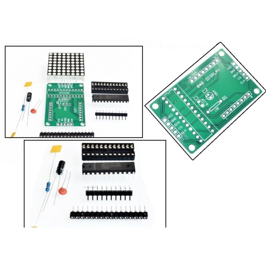 1pcs MAX7219 Dot Matrix Module MCU control Display Module DIY Kit NEW UK NE0097