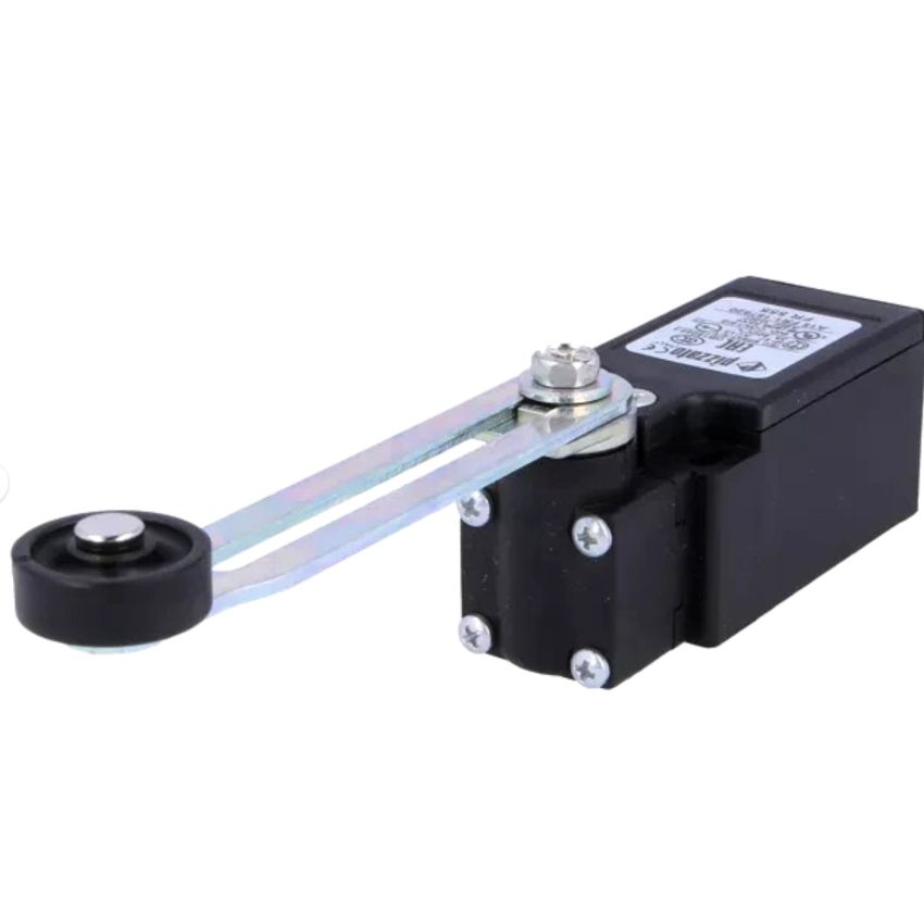 FR555 Limit switch; adjustable lever R 53-112mm, roll Ø20mm; NO + NC