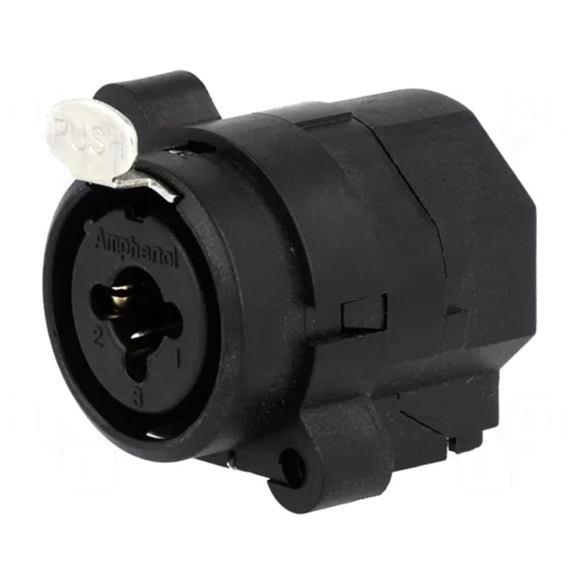 ACJC6V Connector: Jack 6,3mm + XLR; socket; female; straight; THT; IP40
