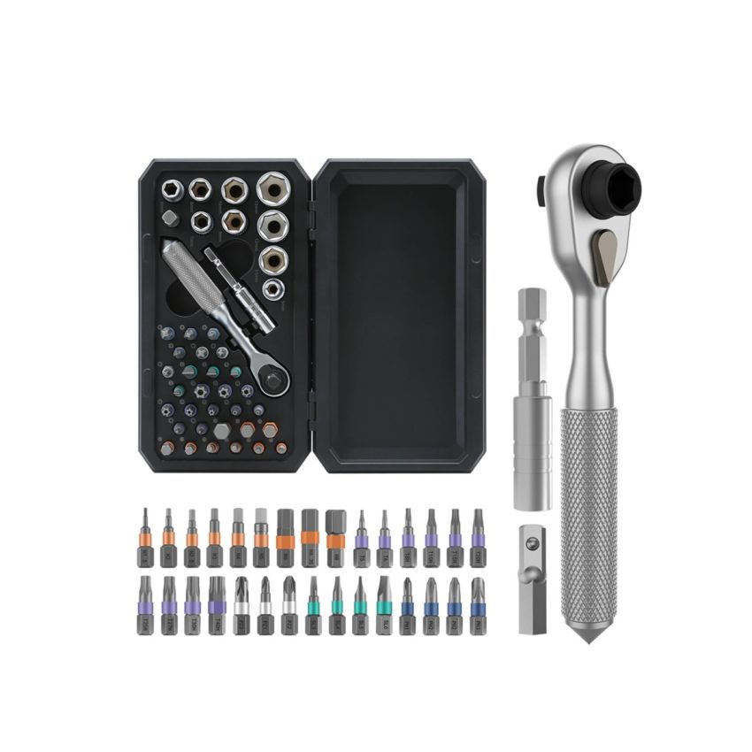 PCW08L Precision Ratchet Set (42 Pieces)