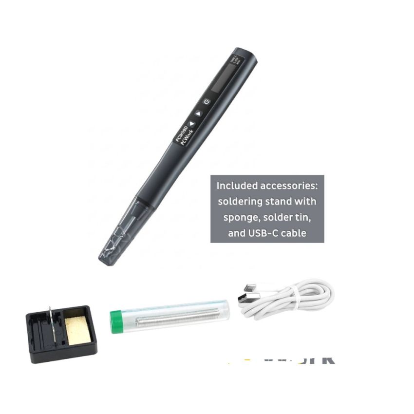 PCW09D USB-C Soldering Iron | 40W, Portable & Fast Heating