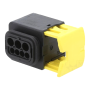 1-1418480-1 Connector: automotive; female; plug; for cable; PIN: 7(3+4); black