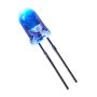3mm BLUE LED Diode Clear Light Bulb LEDBLUECLEAR/3MM     