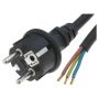S3RN-3/15/1.5BK Cable; CEE 7/7 (E/F) plug,wires; 1.5m; black 'UK COMPANY 1983