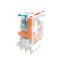 R3N-2013-23-5048-WT Relay: electromagnetic; 3PDT; Ucoil: 48VAC; Icontacts max: 2
