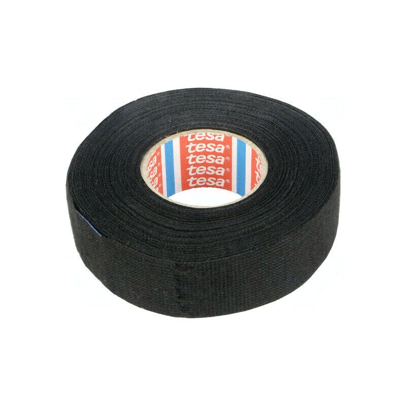TESA-51608-25/15 Fabric tape;  W: 25mm; L: 15m; black