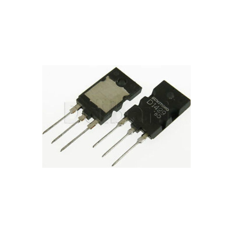 2SD1429 TOSHIBA TRANSISTOR    1500V 2.5A  (LOT OF 2)
