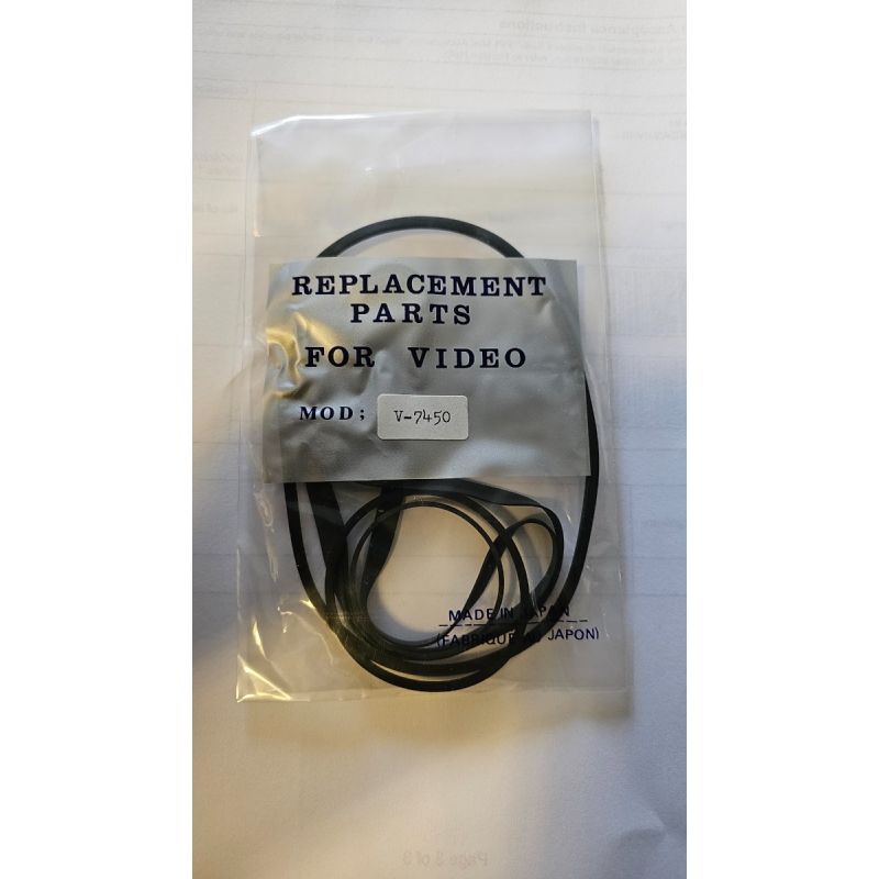 V-7450 V7450 VIDEO BELT KIT FOR TOSHIBA (5) (LOT OF 5)