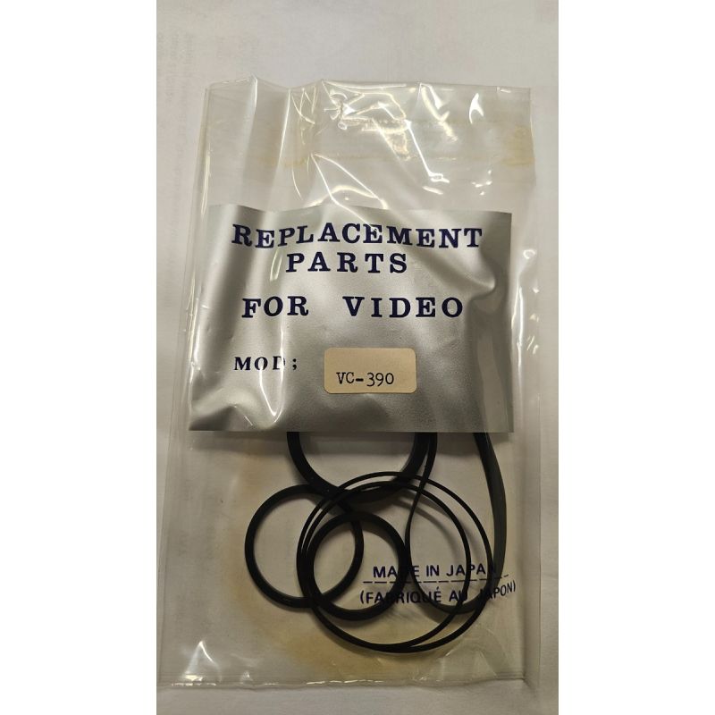 VC390   VIDEO BELT KIT FOR SHARP (6)    VC390