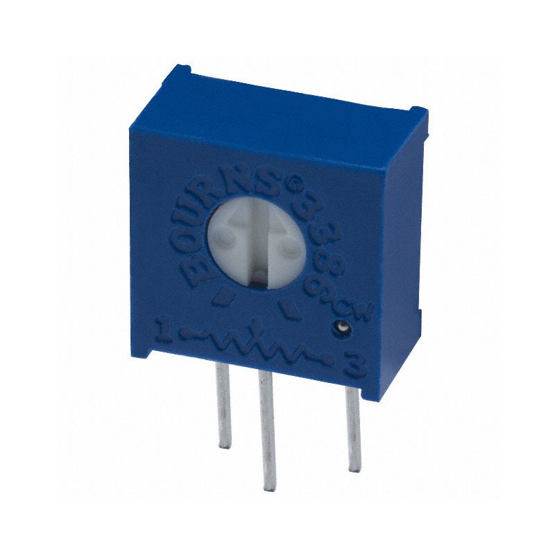 3386H-1-500LF TRIMMER 50 OHM 0.5W PC PIN SIDE