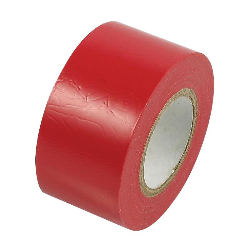 MP002133 Electrical Insulation Tape, PVC (Polyvinyl Chloride), Red, 38 mm x 20 m