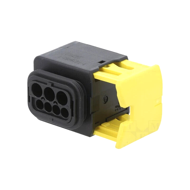 1-1418480-1 Connector: automotive; female; plug; for cable; PIN: 7(3+4); black