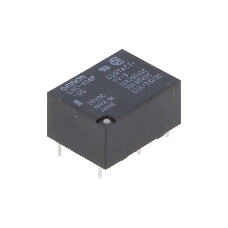 G6C-1114P-US-DC24 Relay: electromagnetic; SPST-NO; Ucoil: 24VDC; 10A/250VAC