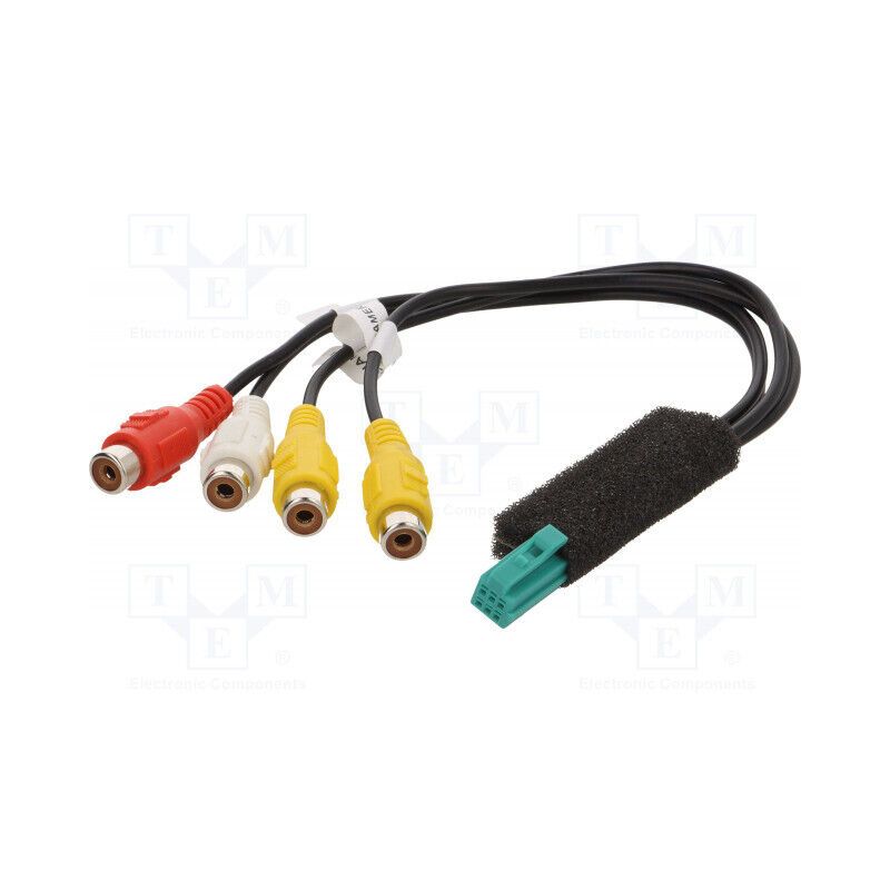 4CARMEDIA CONN.CLARION.01 Connector; RCA; Clarion; PIN: 6 1983'