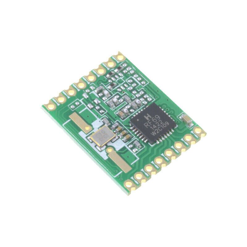 RFM69W-868S2 Module Module: RF; FM transceiver; FSK; 868MHz; SPI; -120dBm; 1.8÷3