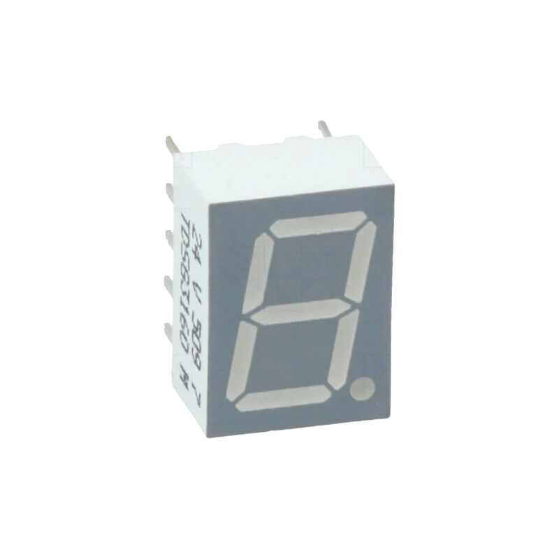 TDSG3160M Display: LED; 7-segment; 10mm; 0.39"; No.char: 1; green; 0.45÷6.8mcd