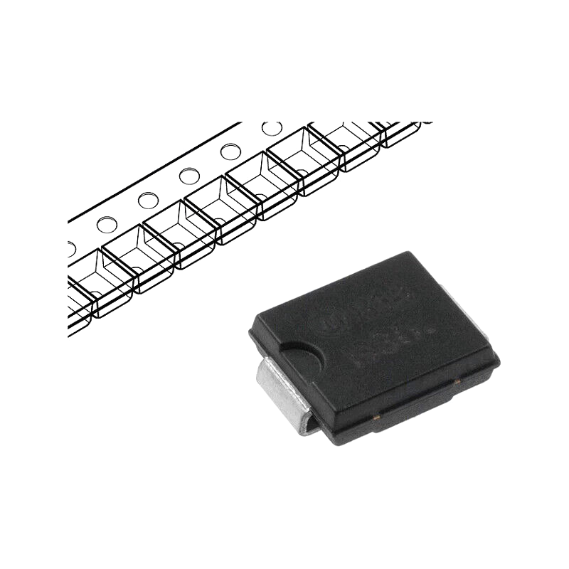 SMCJ78A-E3 Diode : Tvs ; 1.5kW; 86.7V; 11.9A; Einseitig; Smc ; Spule, Band' UK