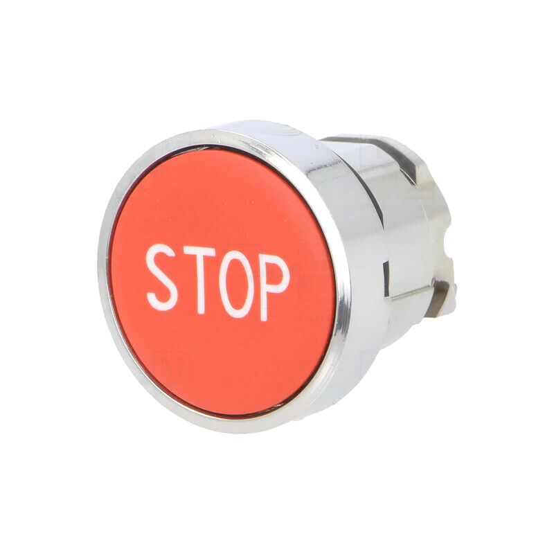 ZB4BA434 Switch: push-button; Stabl.pos: 1; 22mm; red; Illumin: none; IP66