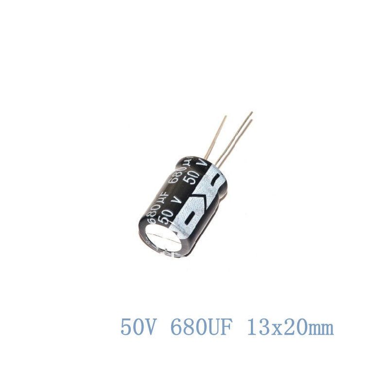 680uF 50V Radial Electrolytic Capacitor