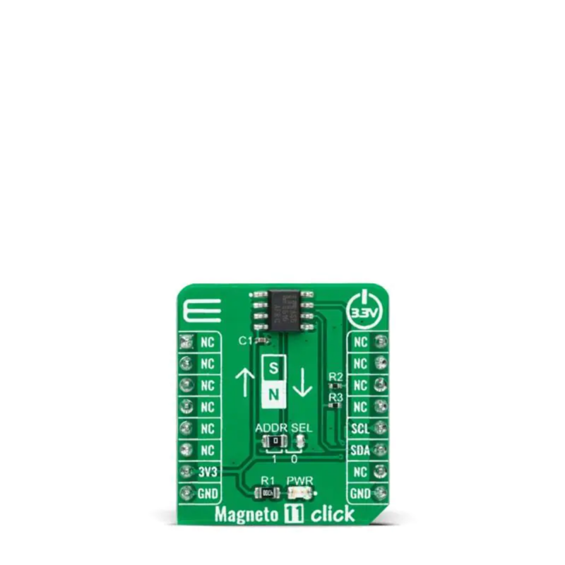 MIKROE-5067 Magnetisch Sensor Entwicklung Werkzeug Magneto 11 Click UK