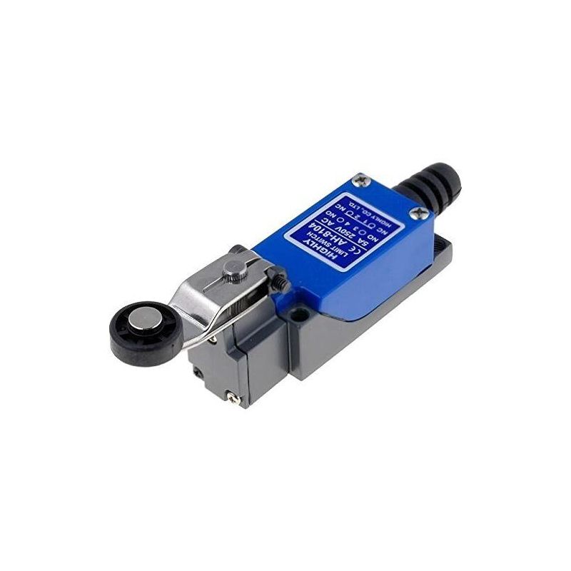 AH8104 Limit switch lever R 30mm, roller Ø18mm NO + NC 5A max250VAC HIGHLY