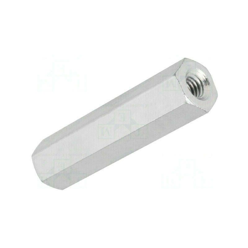 TFF-M8X100/DR1213 Screwed spacer sleeve; Int.thread: M8