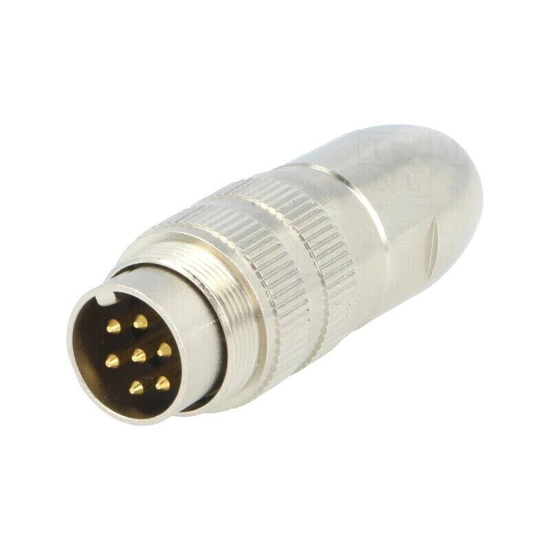 0332-07 Connector: M16; plug; male; soldering; for cable; PIN: 7; 5A; 250V