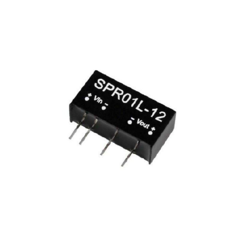 SPR01L-12 Converter DC/DC 1W Uin4.5-5.5V 12VDC Iout84mA 2.3g 50kHz MEANWELL