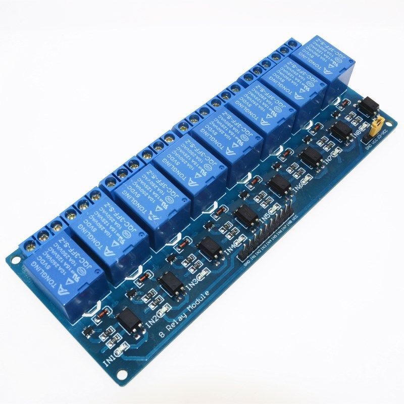 New UK 5V 8-Channel Relay Module Expansion Board For Arduino Raspberry Pi NE0015