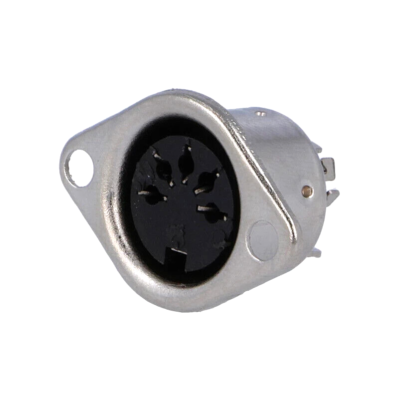 DC102 Socket; DIN; female; PIN: 5; Layout: 180°; straight; solderingUK COMPANY