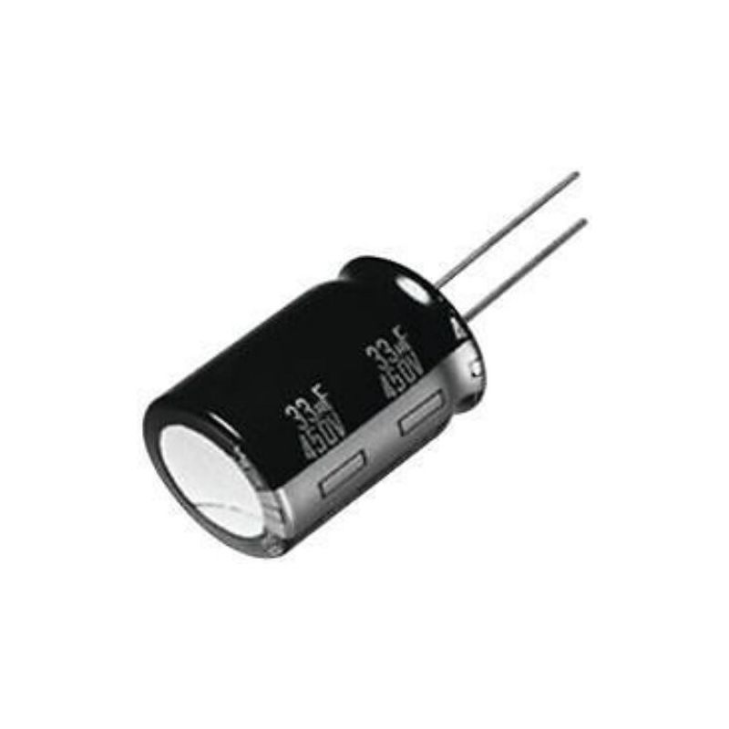 33UF-450V CAPACITOR RADIAL (LOT OF 2)