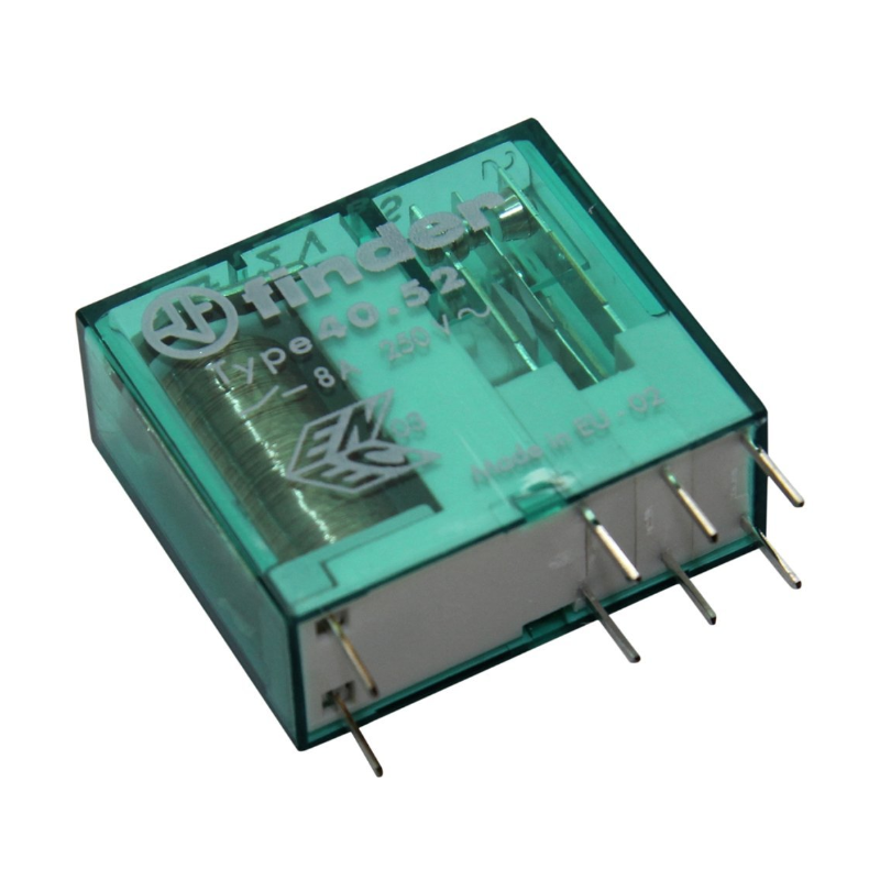 40.52.8.060.0000 Relay electromagnetic DPDT Ucoil60VAC 8A/250VAC FINDER