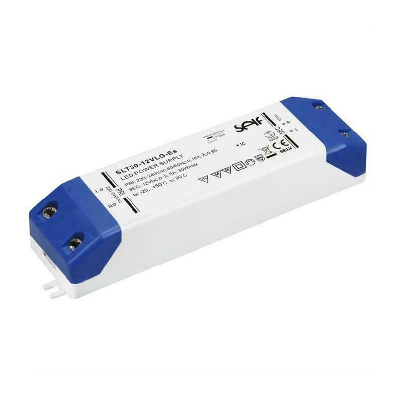 SLT30-12VLG-ES  led-POWER SUPPLY 12V/1,25A 30W VERY Flat