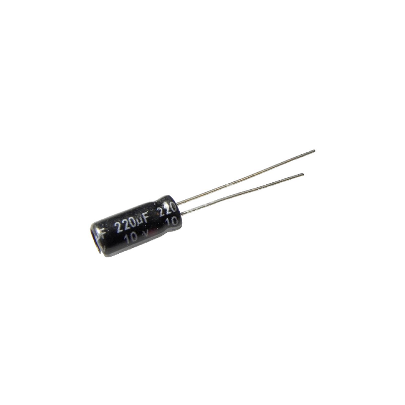 E.CAP/220UF 10V CAPACITOR