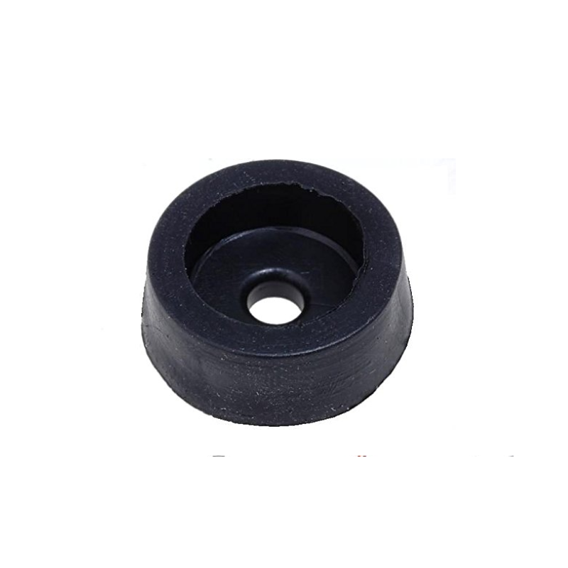 KM-NOGA-GUMA Screw fastened foot rubber black H5mm Ø14mm (LOT OF 10PCS)
