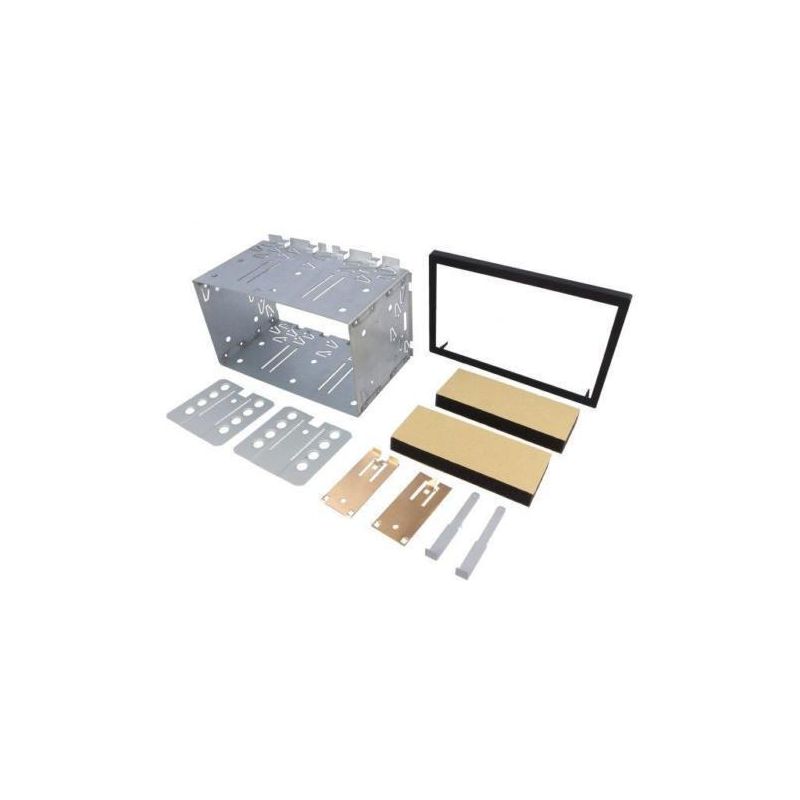 PR-UNI-2DIN.71 Universal mounting half frame 2 DIN Citroën, Ford, 4CARMEDIA