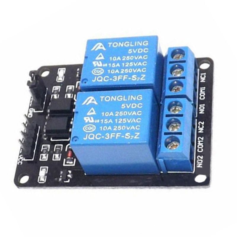 New UK 5V 2-Channel Relay Board Module Optocoupler LED for Arduino ETC NE0012
