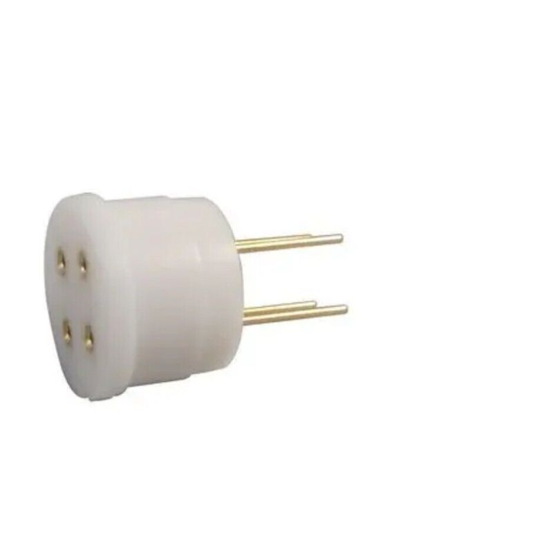 TF54 IC & Component Socket, 4 Contacts, Transistor Socket, TF, Beryllium Copper