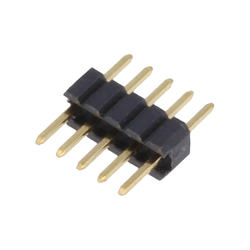 ZL319-5P Pin header; pin strips; male; PIN: 5; straight; 1.27mm; THT; 1x5  (X5)