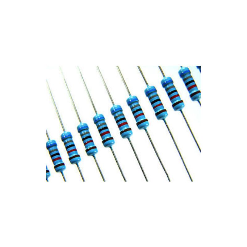 470 Ohm 1/2W Metal Film Resistor  (LOT OF 5PCS)