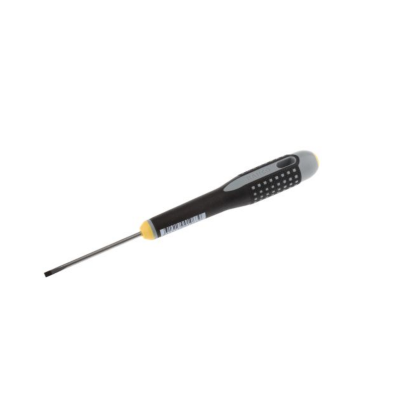 Bahco Slotted Ergonomic Screwdriver 0.5 x 3 mm Tip 60 mm Alloy Steel