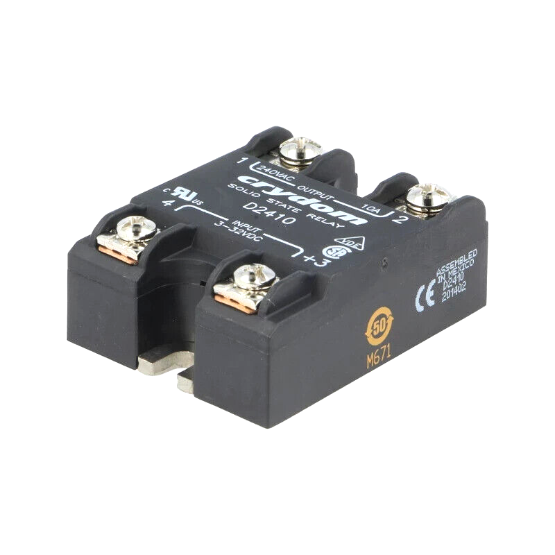 D2410 Relay: solid state; Ucntrl: 3÷32VDC; 10A; 24÷280VAC; -40÷80°C; IP00