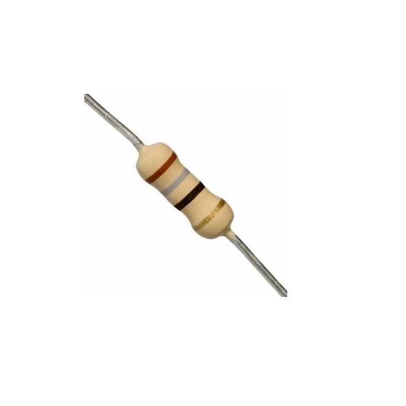 18 Ohm 1 W Carbon Film Resistor (LOT OF 100)