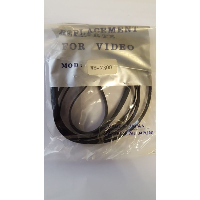 VS-7300 VIDEO RUBBER  BELT KIT FOR AKAI (5)     (LOT OF 2)