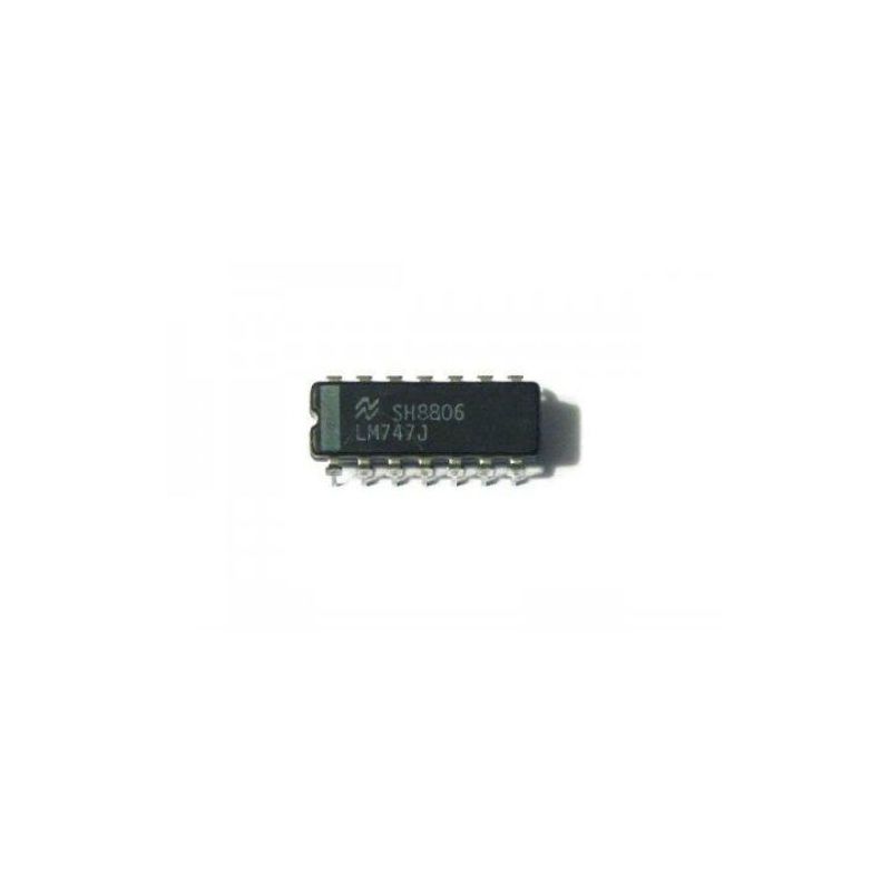 LM747J   INTEGRATED CIRCUIT CDIP-14 CERAMIC